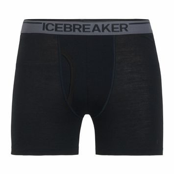 ICEBREAKER M Anatomica Boxers, BLACK