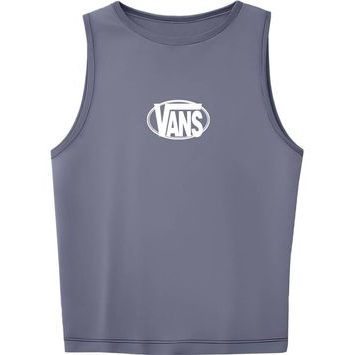 VANS OVAL LOGO TANK Glacial Slate