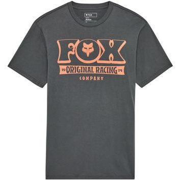FOX Banner Ss Prem Tee Dark Shadow