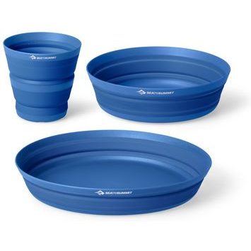 SEA TO SUMMIT XLite Collapsible Plate, Bowl & Mug Set Dark Blue