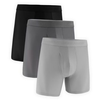 UNDER ARMOUR Ua Performance Tech Mesh - Mod 6in - 3pk MOD GRAY