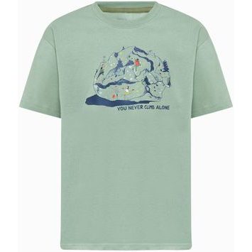 MAMMUT Base T-Shirt Climbing Kids willow