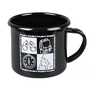 HUSKY PLECHOVÝ HRNEK CAMPING-ČERNÝ