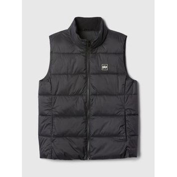 GAP Prošívaná nepromokavá vesta Černá