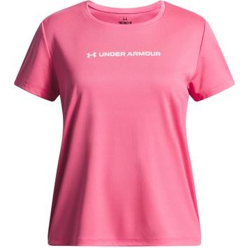 UNDER ARMOUR Tech Wordmark Graphic SS-PNK