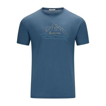 ACLIMA LightWool 140 Tee Sunset M's Blue Fusion