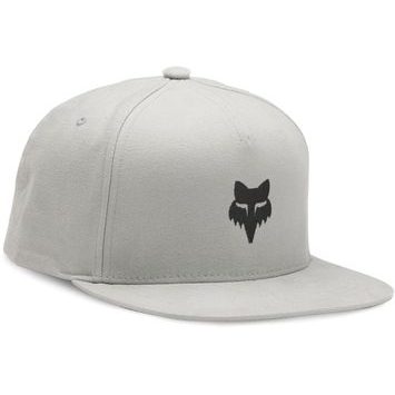 FOX Fox Head Snapback Hat, Steel Grey