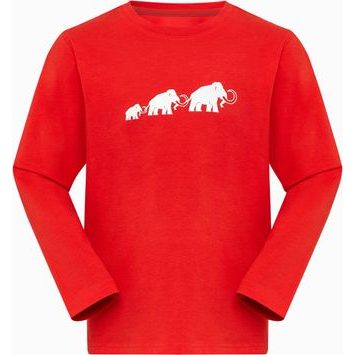MAMMUT Core Longsleeve Kids Logo mammut red