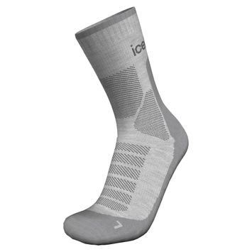 ICEBREAKER M Mer Hike+ Heavy Crew BLIZZARD HTHR/ALLOY