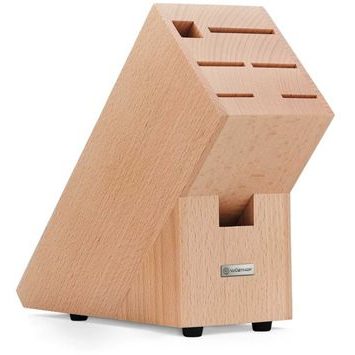 WÜSTHOF Blok na 5 nožů, ocílku a nůžky, buk