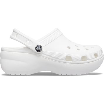 CROCS Classic Platform Clog W White