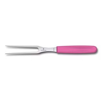 VICTORINOX Swiss Classic, carving fork, 15cm, pink, blister