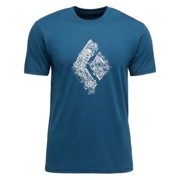 BLACK DIAMOND M ENGINEERED DIAMOND SS TEE Indigo