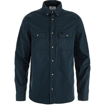 FJÄLLRÄVEN Övik Lite Flannel Shirt M Dark Navy