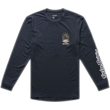 TROY LEE DESIGNS YOUTH RUCKUS RIDE LONG SLEEVE TEE PRESSED CARBON