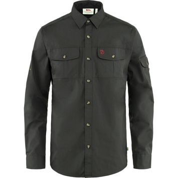 FJÄLLRÄVEN Singi Trekking Shirt LS M Dark Grey