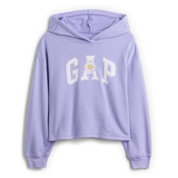 GAP 886395-00 Dětská mikina s logem Fialová