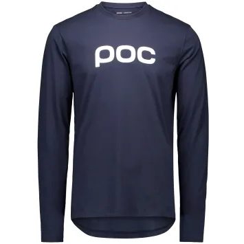 POC M's Reform Enduro Jersey Apatite Navy/White Logo