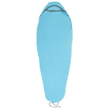 SEA TO SUMMIT Breeze Sleeping Bag Liner - Mummy w/ Drawcord - C, Blue Atoll