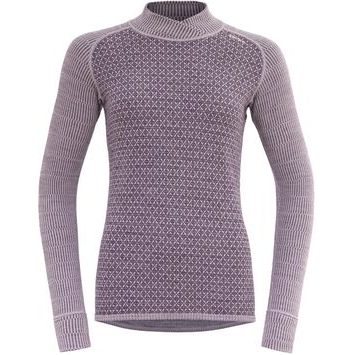DEVOLD Kvitegga Merino 230 Cross Neck Wmn, Orchid