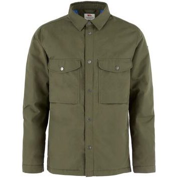 FJÄLLRÄVEN Övik Down Shirt Jacket M Laurel Green