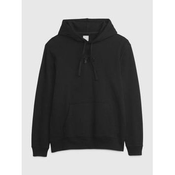 GAP 823343-03 Mikina s logem a kapucí Černá