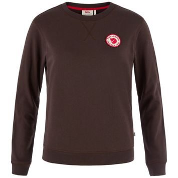FJÄLLRÄVEN 1960 Logo Badge Sweater W Black Oak