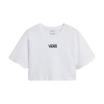 VANS Flying V Crew Crop II White