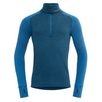 DEVOLD Expedition Merino Silk Zip Man, Flood/Blue