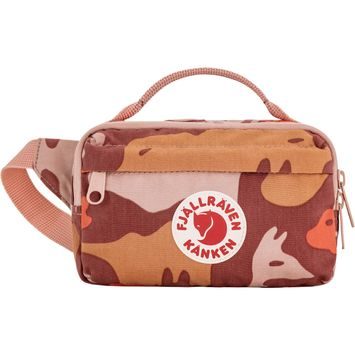 FJÄLLRÄVEN Kånken Graphics Hip Pack ChalkRose-Hidden Animals