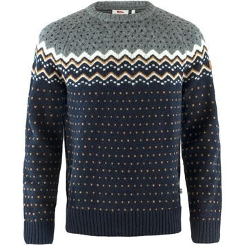FJÄLLRÄVEN Övik Knit Sweater M, Dark Navy