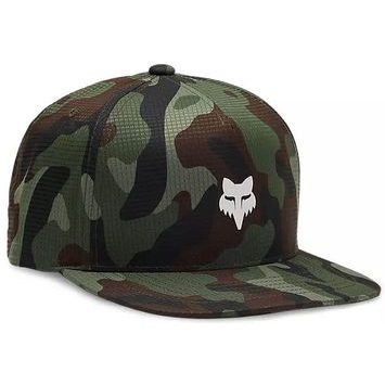 FOX Fox Head Camo Tech Snapback, Green Camo