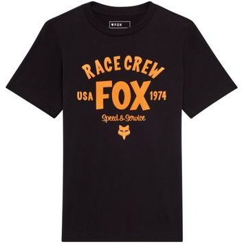 FOX Yth Slogan Ss Tee Black