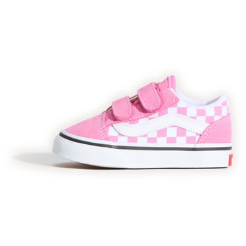 VANS Old Skool V COLOR THEORY CHECKERBOARD Pink Fizz