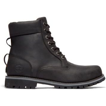 TIMBERLAND Mid Lace Up Waterproof Boot Jet Black