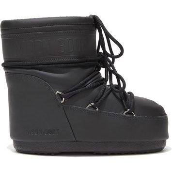 MOON BOOT ICON LOW RUBBER BLACK