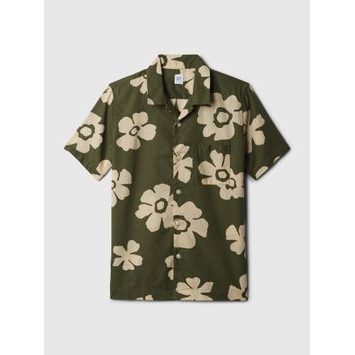 GAP 858607-01 Dětská vzorovaná košile Zelená