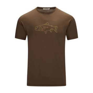 ACLIMA LightWool 140 Tee Salmon M's Dark Earth