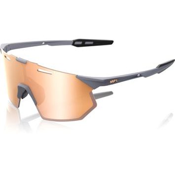 100% HYPERCRAFT SQ - Soft Tact Grey - HiPER Copper Mirror