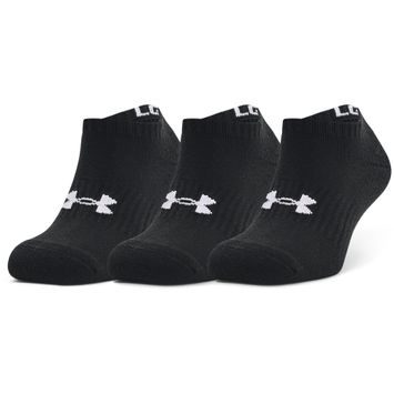 UNDER ARMOUR UA Core No Show 3Pk, Black
