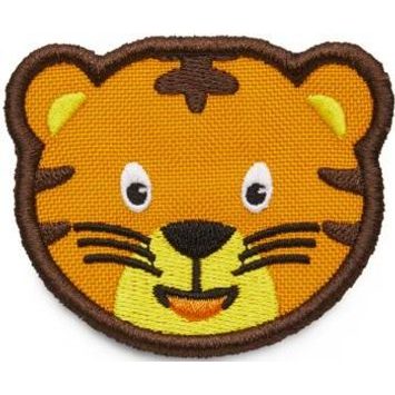 AFFENZAHN Velcro badge Tiger - yellow