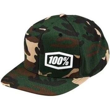 100% MACHINE Snapback Cap LYP Fit Camo