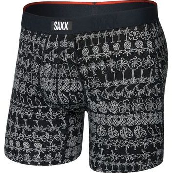 SAXX VIBE XTRA SC BB FLY, island lineup-black