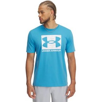 UNDER ARMOUR UA ABC CAMO BOXED LOGO SS, modrá