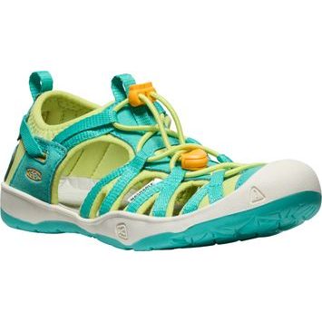 KEEN MOXIE SANDAL YOUTH, bright aqua/bright marigold
