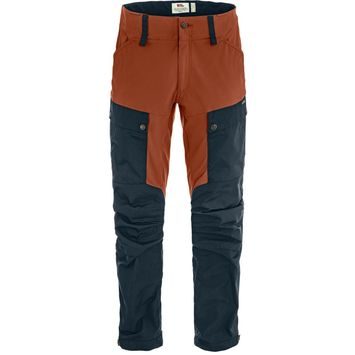 FJÄLLRÄVEN Keb Trousers M Dark Navy-Autumn Leaf