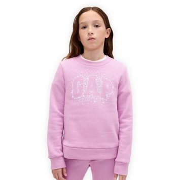 GAP 853243-02 Dětská mikina s logem Růžová