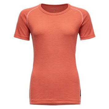 DEVOLD Lauparen Merino 190 Base Tee Wmn, Coral