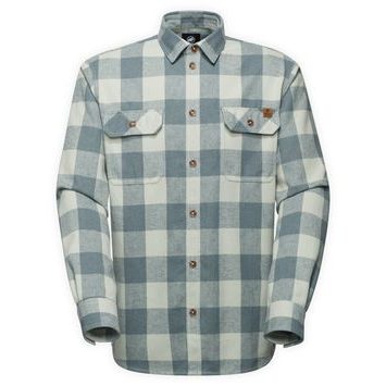 MAMMUT Tamaro Longsleeve Shirt Men silver sage-strata