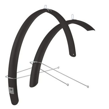 FORCE blatníky FORCE48 Aluflex ECO trekking+vzpěry, črn.